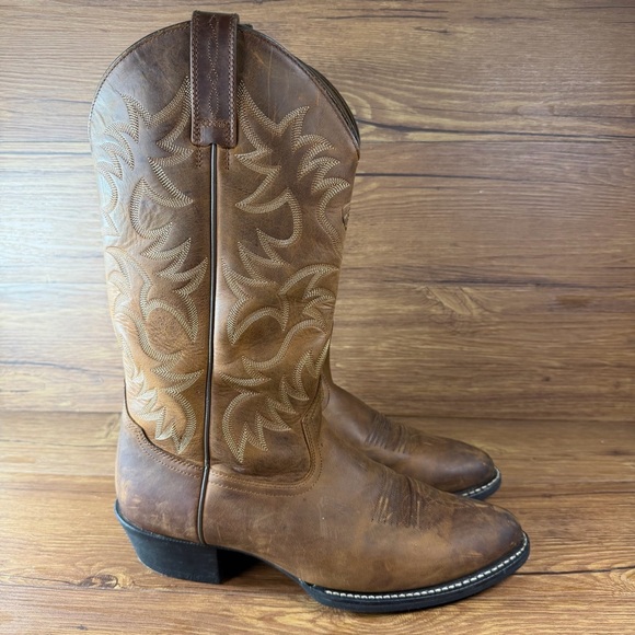 Ariat Cowboy Boots Leather Western Shoes Men’s Size 10.5